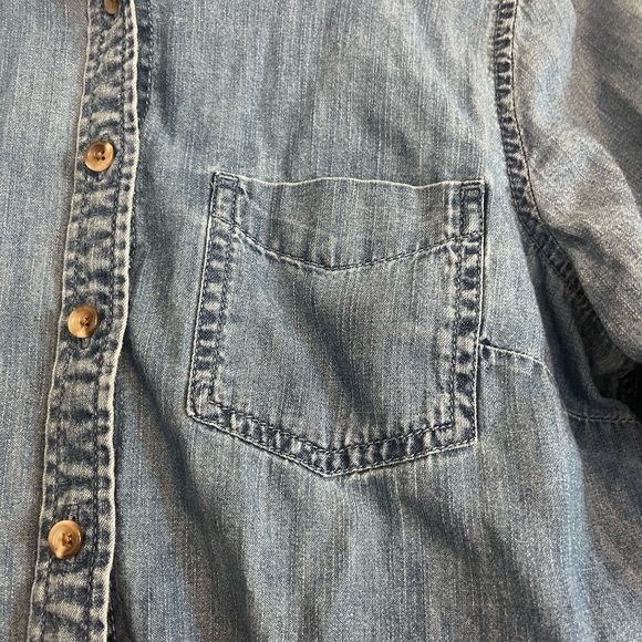 Talbots Denim Button down - Picture 2 of 4